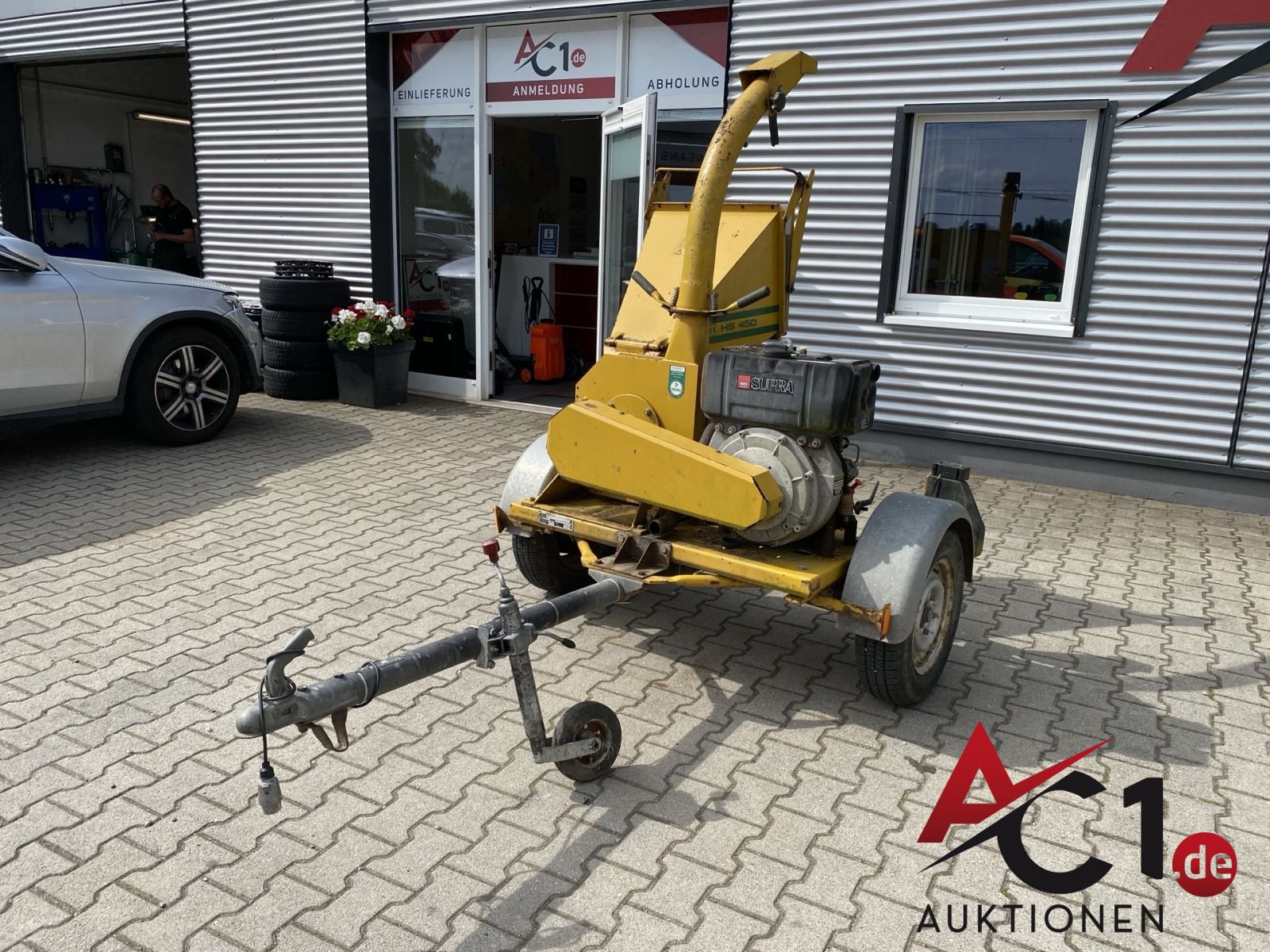 Anhänger Arbeitsmaschine Holzschredder HS 450 D MOBIL